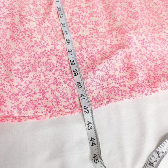 Superfoxx Smocked Midi Dress Floral Hot Pink Women’s Size Small - Picture 9 of 9